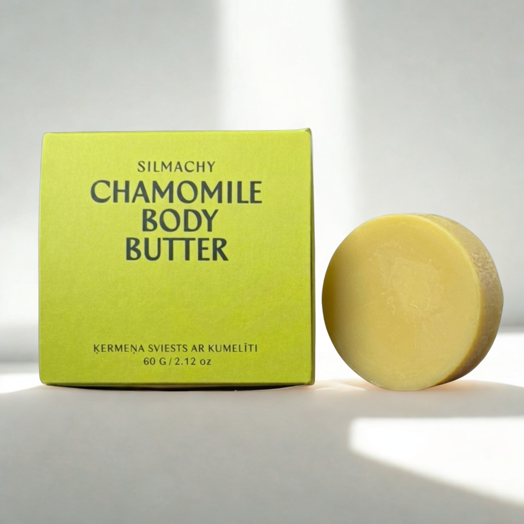 Chamomile Soothing Solid Body Butter Bar | For Sensitive & Extra Dry Skin