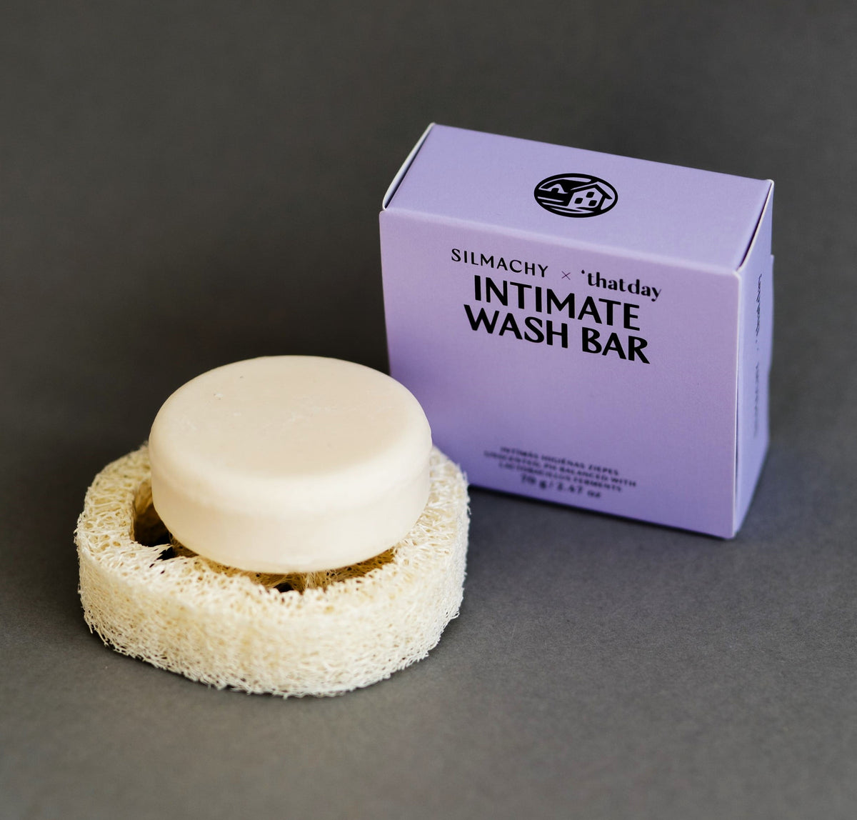 Intimate wash bar with Lactobacillus ferments, unscented